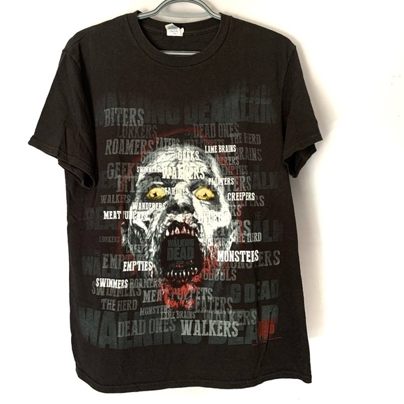 The Walking Dead Black T-shirt Size Medium - Picture 1 of 6